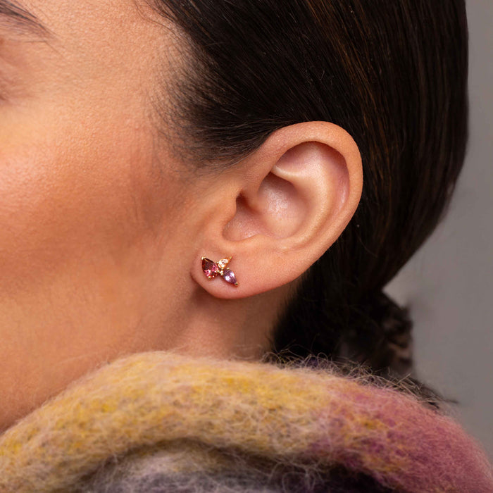 Autumn Cluster Stud Earrings