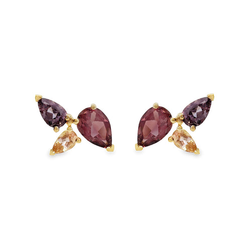 Autumn Cluster Stud Earrings