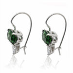 Tourmaline and Diamond Drop Earrings