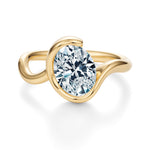 Canal Engagement Ring Setting