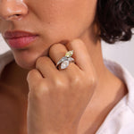 Diamond Bypass Statement Ring
