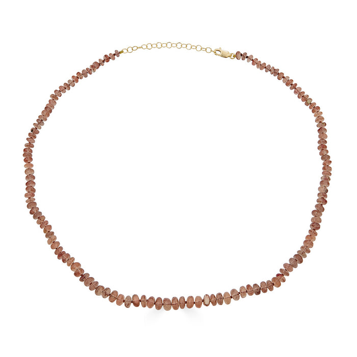 Andesine Bead Strand Necklace