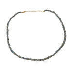 Labradorite Bead Strand Necklace