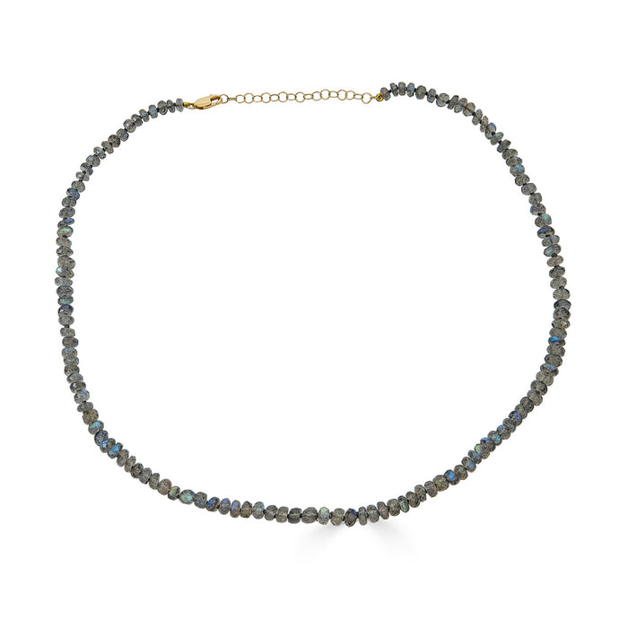 Labradorite Bead Strand Necklace