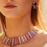 Pink Sapphire, Ruby & Diamond Masterpiece Necklace