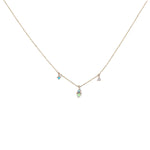 Opal & Diamond Rill Station Necklace