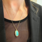 One of a Kind 5.01ct Ethiopian Opal Necklace