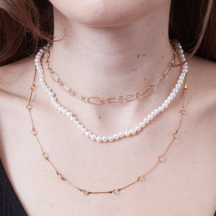 Audrey Freshwater Pearl Strand Necklace