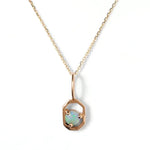 Opal Pendant Necklace