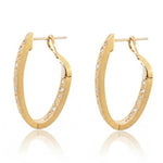 Oval Hoop Earrings
