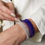 Lapis Convertible Bead Wrap Bracelet-Necklace