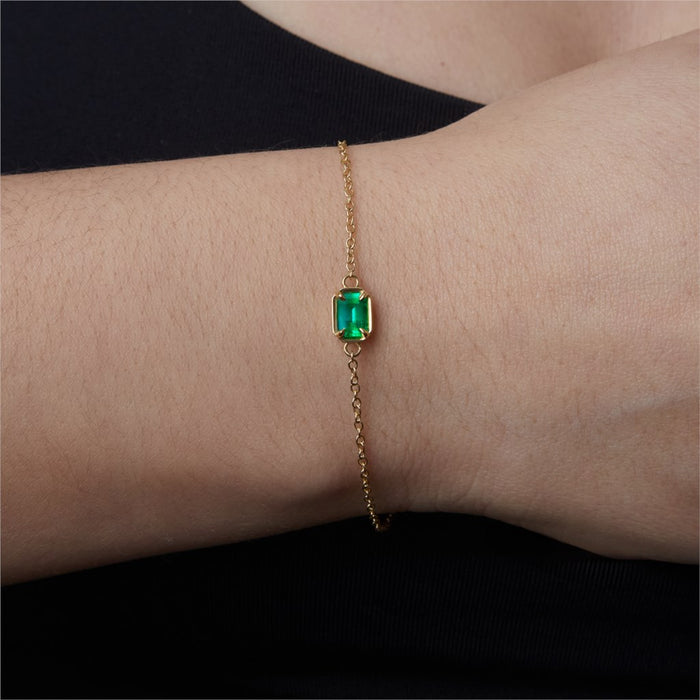 Emerald Station Bracelet