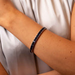 French Cut Sapphire Tennis Bracelet