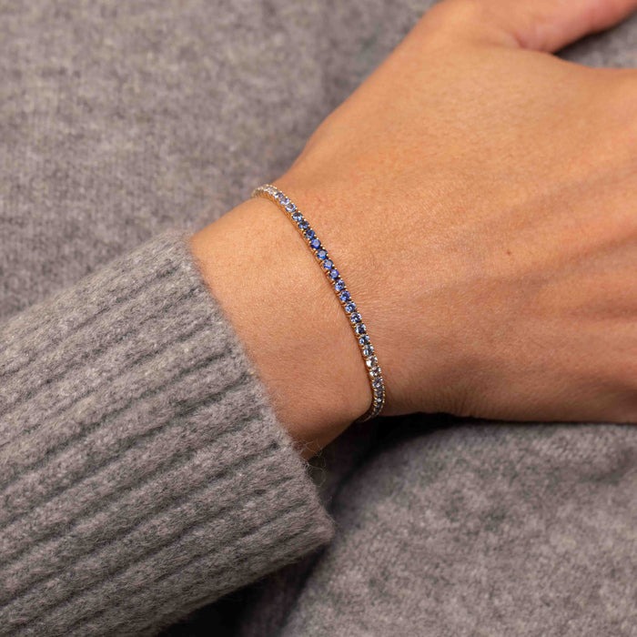 Ombre Blue Sapphire Orion Bracelet