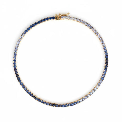 Ombre Blue Sapphire Orion Bracelet