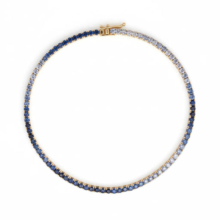 Ombre Blue Sapphire Orion Bracelet