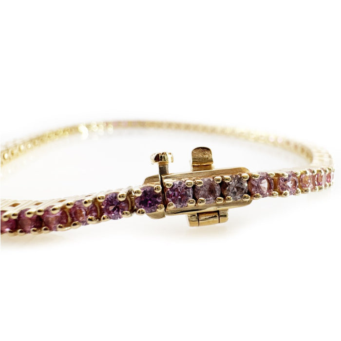 Ombre Pink Sapphire Orion Bracelet