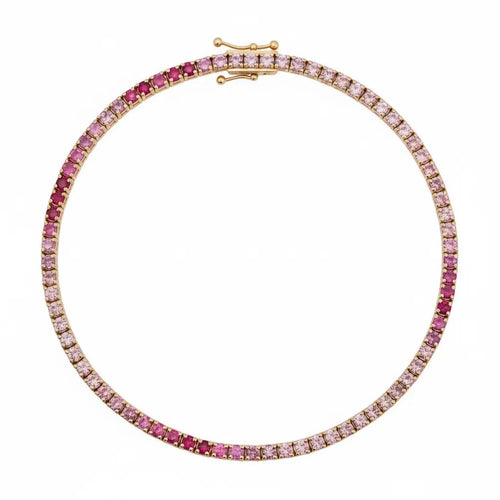 Ombre Pink Sapphire Orion Bracelet