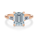 Vesey 3-Stone Engagement Ring Setting