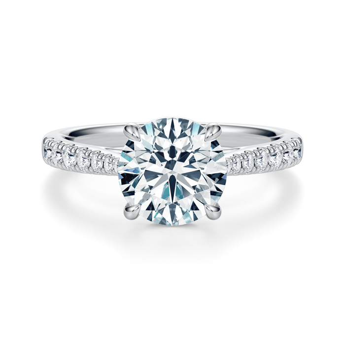 Madison Pavé Engagement Ring Setting