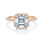 Essex Pavé Halo Engagement Ring Setting
