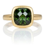 Green Tourmaline Statement Ring