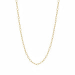 14KY Oval Link 18" Chain with Spring Ring