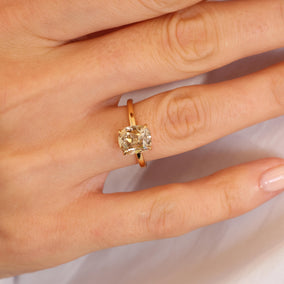 Baxter 3.20ct Desert Antique Cushion Diamond Engagement Ring Image 2