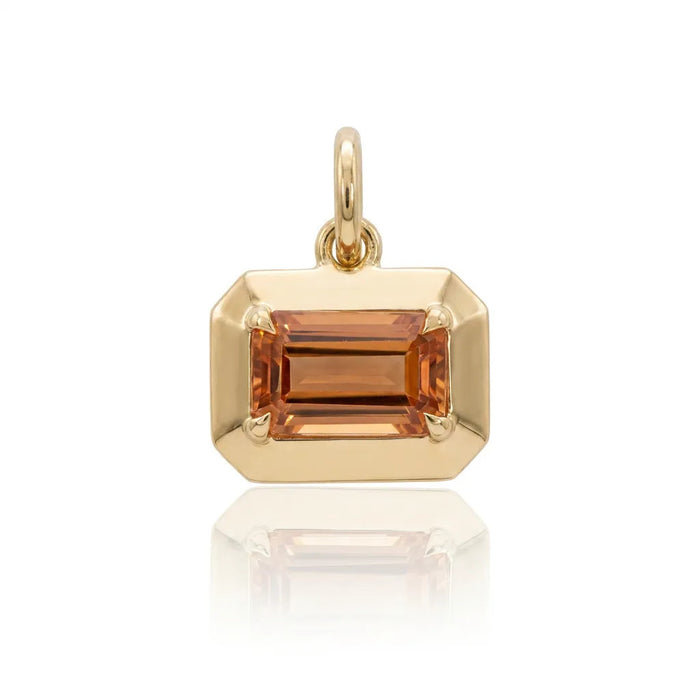 Imperial Topaz "Quince" Frame Charm