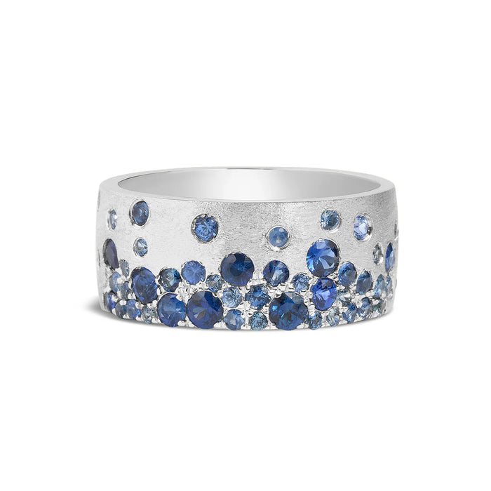 Scattered Sapphire Cigar Band