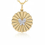 Pleated Butterfly Necklace