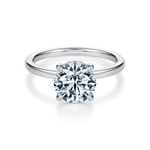 Baxter Hidden Halo Engagement Ring Setting