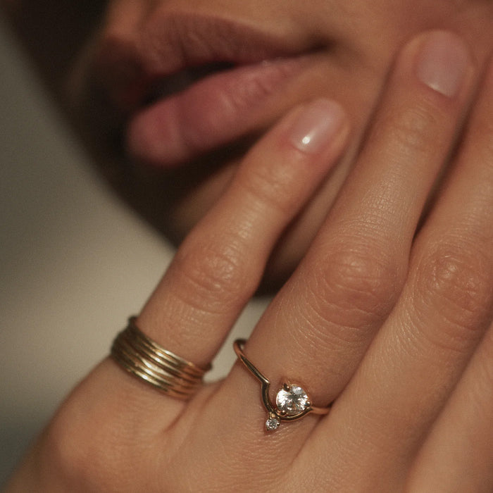 Nestled Diamond Ring