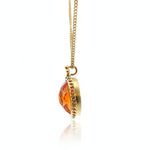 Necklace with Fire Opal