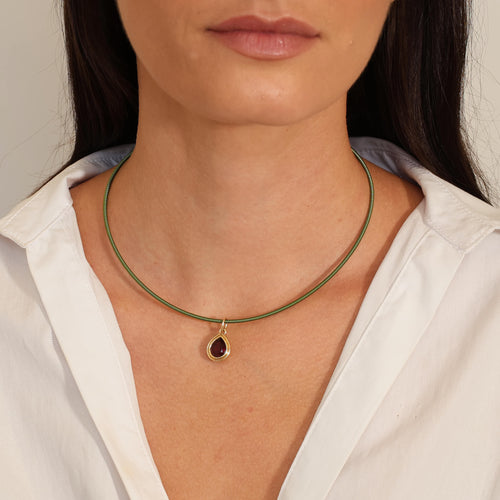 Tourmaline Green Spiral Strand Image 2
