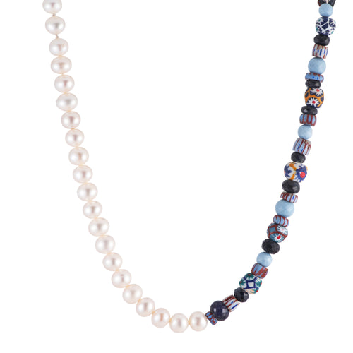 Millefiori Beaded Necklace