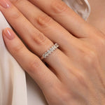 1.17tcw Arden Half Diamond Eternity Wedding Band
