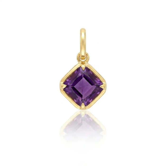 Purple Spinel Necklace Charm