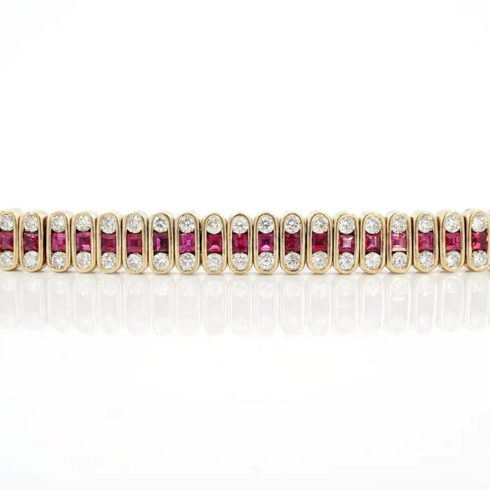 Ruby and Diamond Bracelet