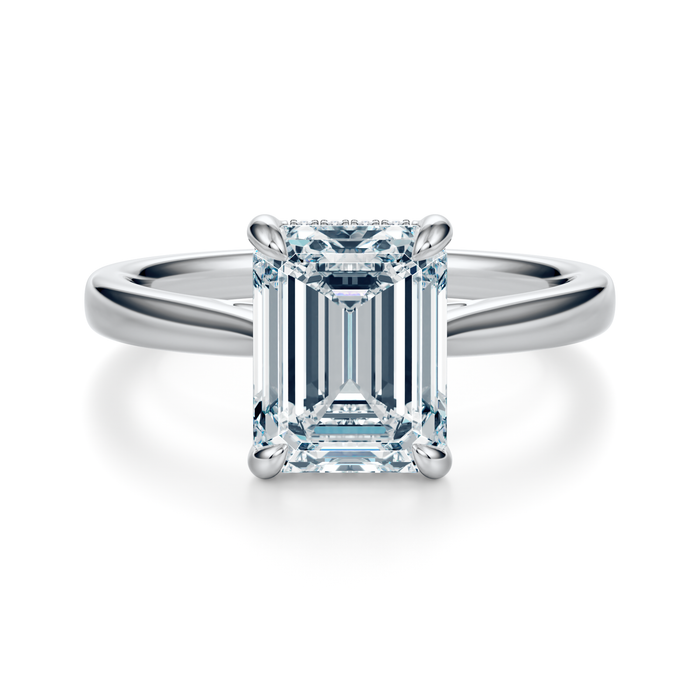 Madison Hidden Halo Engagement Ring Setting