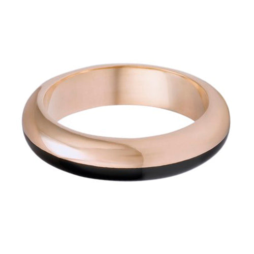 Black Lacquer Enamel Band