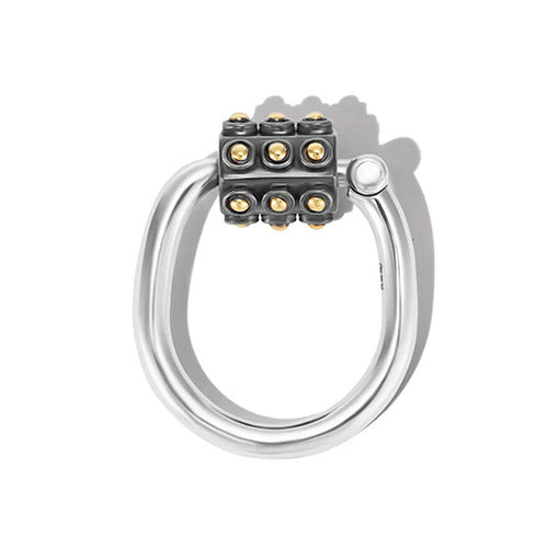 Gold Ball Trundle Lock Ring