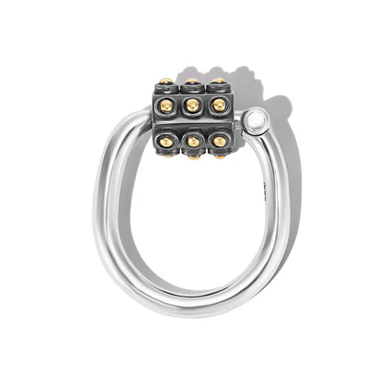 Gold Ball Trundle Lock Ring