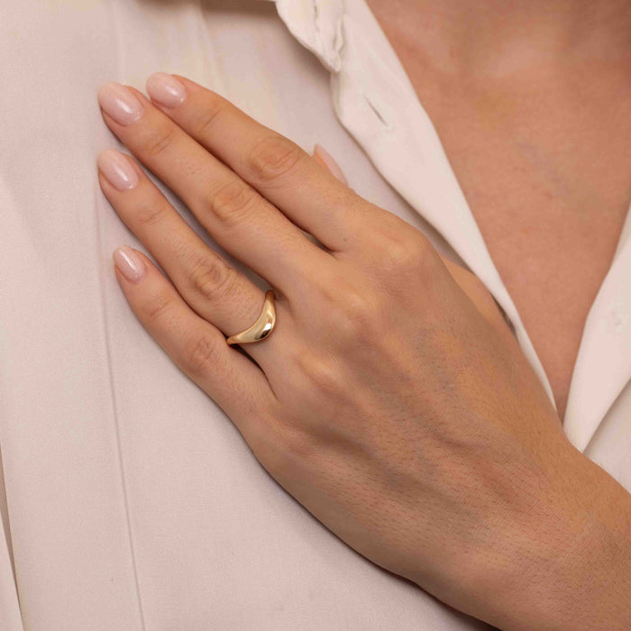 Petite ZAHA Plain Ring
