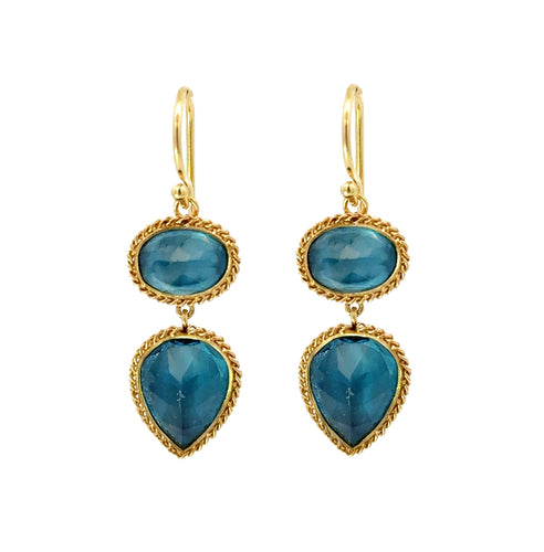 London Blue Topaz Earrings
