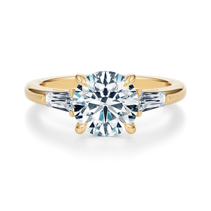 Vesey 3-Stone Engagement Ring Setting
