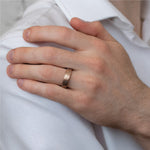 6mm Mokume Gane & Meteorite Maple Wedding Band