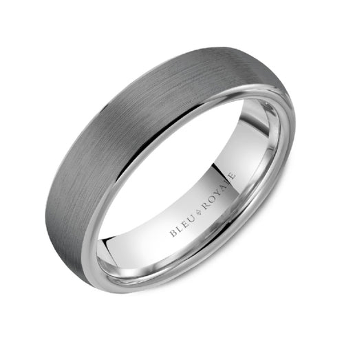 6mm Grey Tantulum Wedding Band