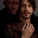 6mm Black Diamond Wedding Band