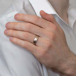 6mm Mokume Gane Wedding Band